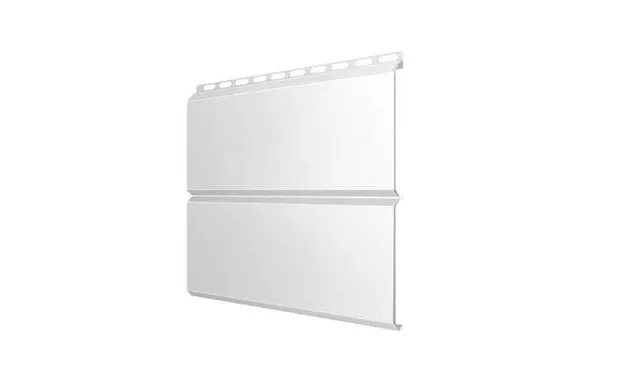 Металлический сайдинг Grand Line ЭкоБрус 0.5 мм Satin RAL 9003 сигнальный белый | 345