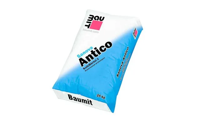 Известковая штукатурка Baumit Sanova Antico 25 кг