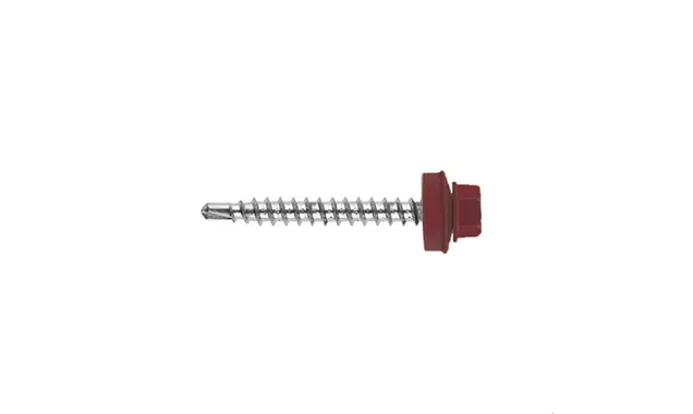 Саморез кровельный Daxmer 4,8х35 RAL 3007 (250) сверло №1