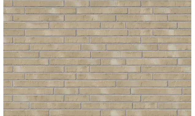 Клинкерная плитка Stroeher Kontur EG 470 beige engobiert рельефная, 440х52х12 мм