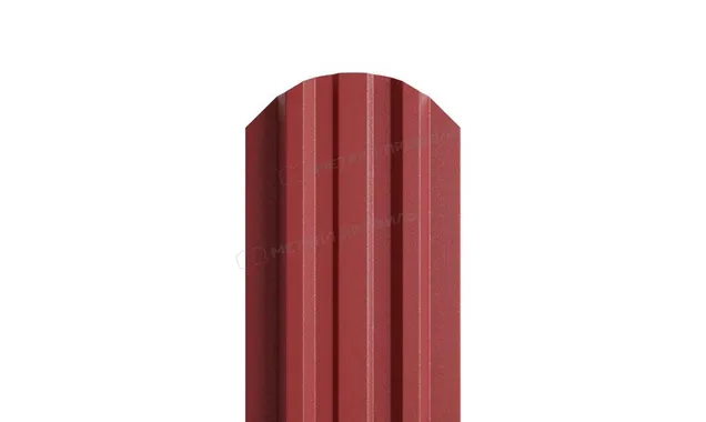 Штакетник Металл Профиль LАNE-O 0,45 VikingMP® RAL3011 Коричнево-красный