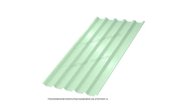 Профлист Металл Профиль C44 0.5 NormanMP RAL 6019 Зеленая пастель B