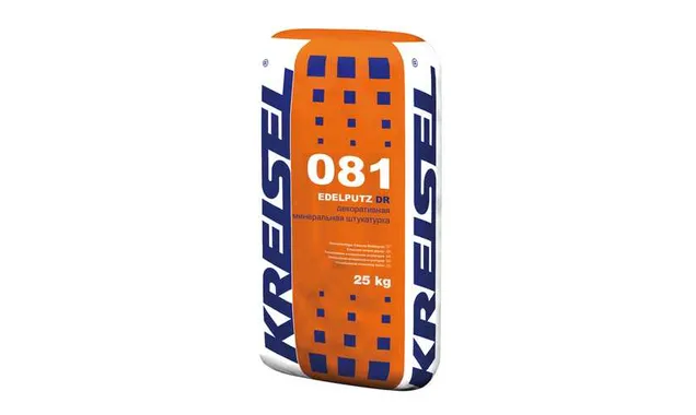 Декоративная минеральная штукатурка с фактурой короед 081 EDELPUTZ DR Kreisel, 2мм