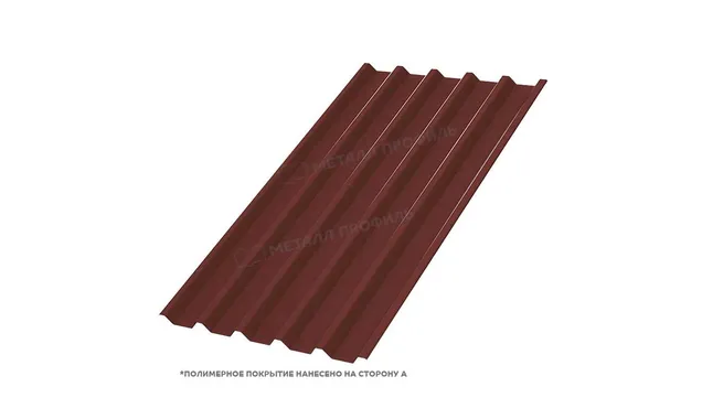 Профлист Металл Профиль C44 0.7 Полиэстер RAL 3009 Красная окись A