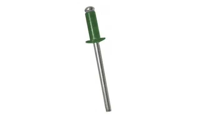 Заклёпка вытяжная Daxmer 4,8х12 RAL 6002 (10х1000 шт) ал/ст