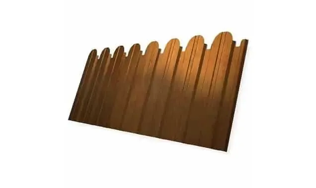 Профлист фигурный Grand Line C10A 0.45 Print Elite Golden wood