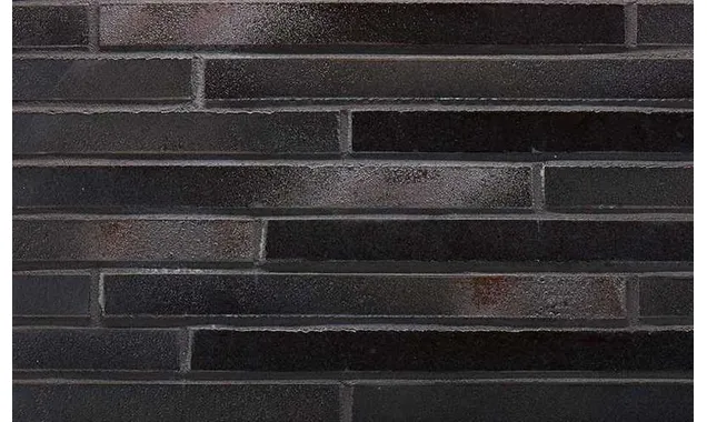 Клинкерная плитка Stroeher Riegel 50 456 schwarz-blau шероховатая, 490х40х14 мм