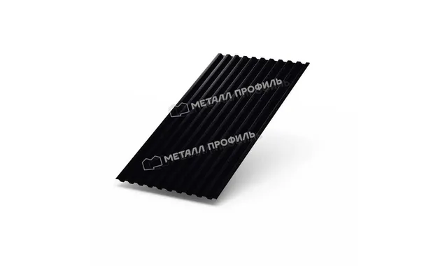 Профлист Металл Профиль C21 0.5 PURMAN® RAL 9005 Черный темный A