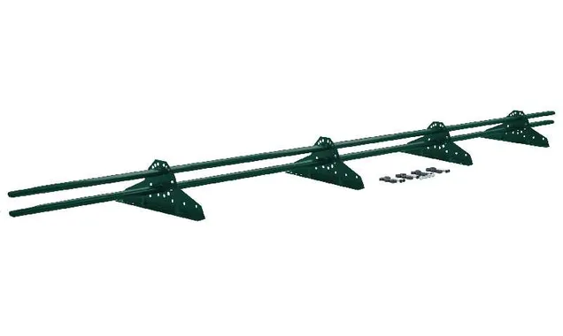 Снегозадержатель NEW трубчатый Grand Line RAL 6005 3м