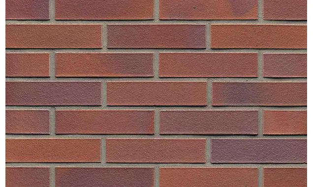 Кирпич клинкерный Muhr 04 Rotbraun-bunt гладкий, 290х90х71 мм