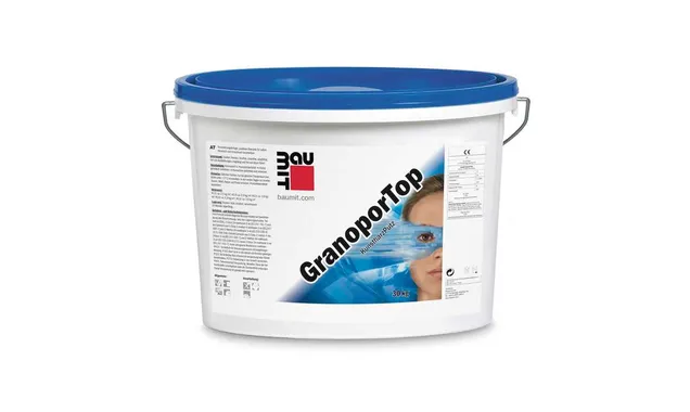 Пастообразная декоративная штукатурка Baumit GranoporTop БАЗА 25 кг (Россия)