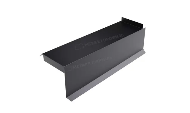 Планка сегментная торцевая правая 400 мм (PURMAN-20-9005-0.5)