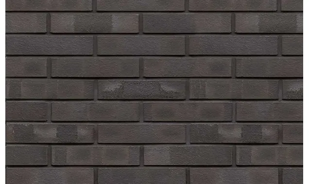 Кирпич клинкерный Muhr 05 KS Eisenschmelz Schwarzbraun Kohle Spezial гладкий, 290х90х52 мм