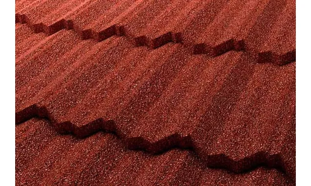 Композитная черепица Gerard Classic, 1265x369мм, spanish red