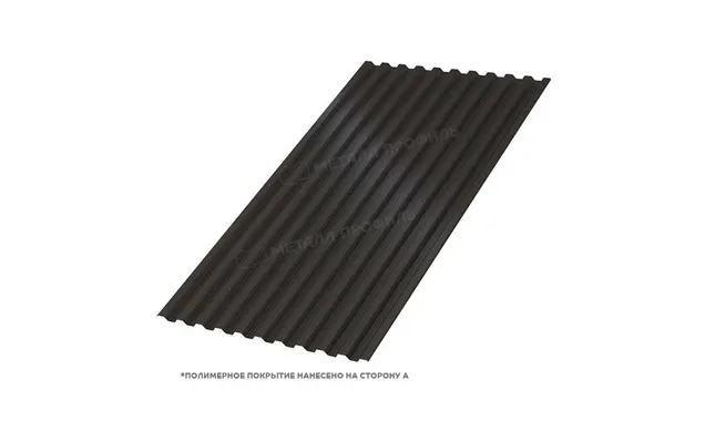 Профлист Металл Профиль C21 0.45 VikingMP® RR 32 Темно-коричневый A