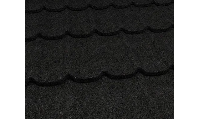 Композитная черепица Gerard Diamant, 1270x398мм, deep black