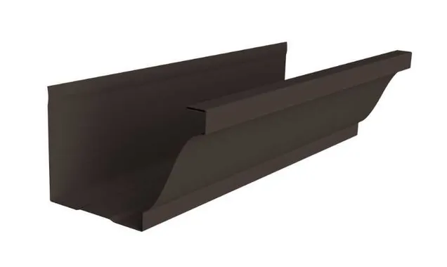Желоб прямоугольный Vortex Lite 130 мм 3м РЕ RR 32 темно-коричневый
