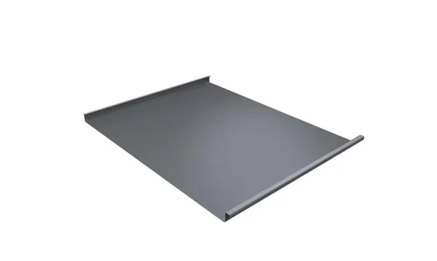Фальцевая кровля Фальц двойной стоячий Grand Line 0,5 Satin RAL 9006