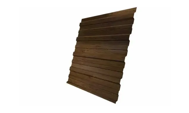 Профлист Grand Line C10A 0.45 Print Elite с пленкой Antique wood