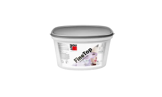 Мелкозернистая цветная декоративная штукатурка на силиконовой основе Baumit FineTop 25 кг