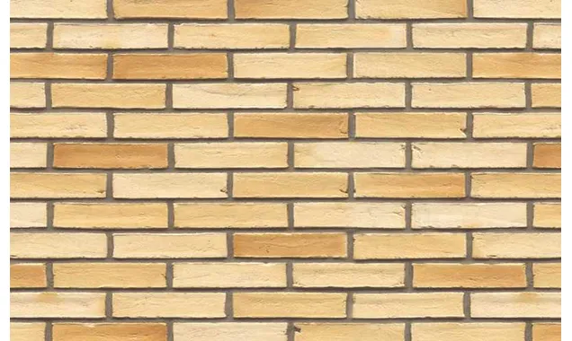 Кирпич клинкерный Muhr 35 EG Creme nuanciert Edelglanz nuanciert Wasserstrich, 240х71х50 мм
