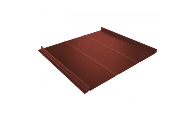 Фальцевая кровля Кликфальц Grand Line 0,5 Satin Matt RAL 8004 Терракота