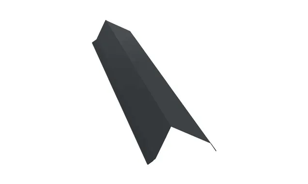 Планка торцевая 142х100 0,45 Drap ST RAL 7016 серый антрацит