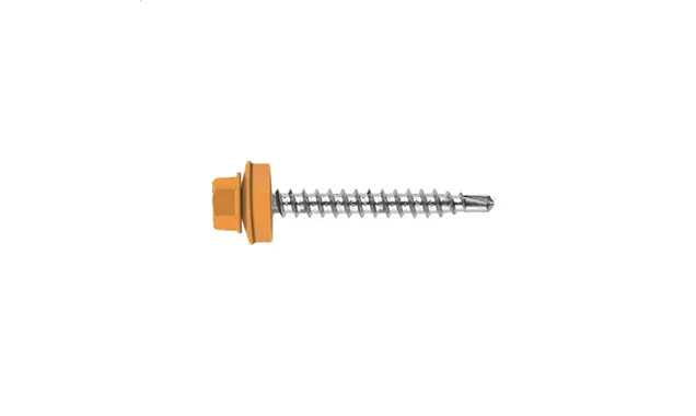 Саморез кровельный Daxmer 4.8х29 RAL 1018 (100) сверло №1