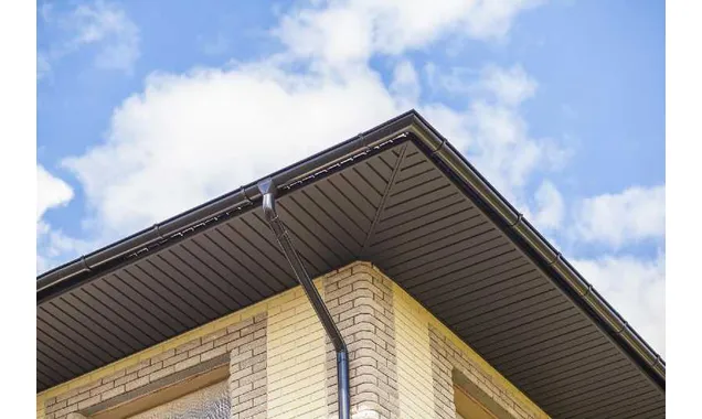 Софит металлический центральная перфорация 0,5 Satin Мatt с пленкой RAL 9005 черный
