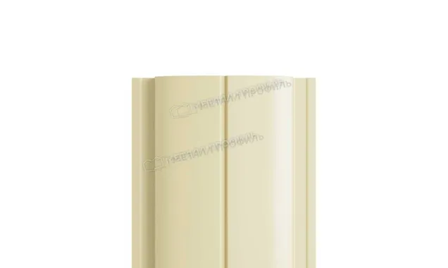 Штакетник Металл Профиль ELLIPSE-T 0,5 NormanMP RAL1015 Светлая слоновая кость