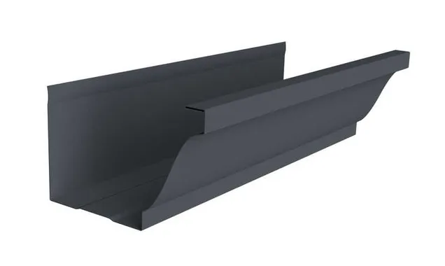 Желоб прямоугольный Vortex Lite 130 мм 3м PE RAL 7024