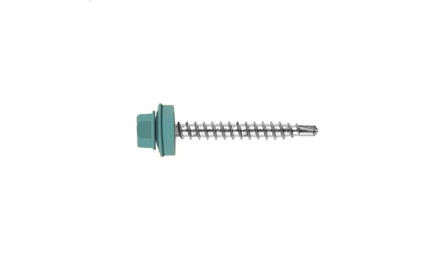 Саморез кровельный Daxmer 4,8х70 RAL 5024 (100) сверло №1