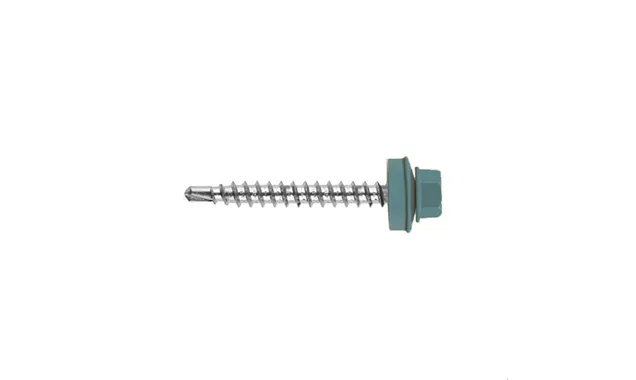 Саморез кровельный Daxmer 4.8х29 RAL 5018 (250) сверло №1