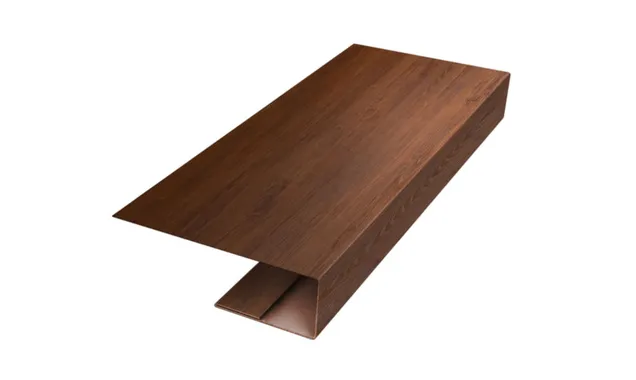 J-Профиль 12мм 0,45 Print Elite Golden Wood TwinColor (2,5м)