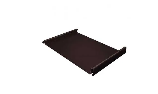 Фальцевая кровля Кликфальц Grand Line 0,5 Quarzit PRO Matt RAL 8017 Шоколад