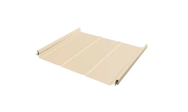 Фальцевая кровля Кликфальц Pro Line Grand Line 0,5 Satin RAL 1015 Светлая Слоновая Кость