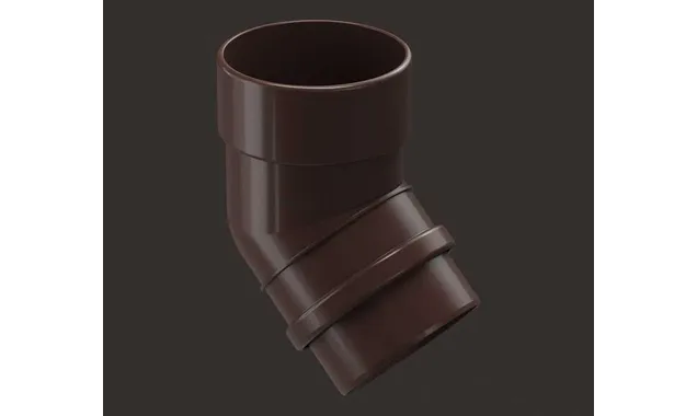 Колено 45˚ LUX, шоколад