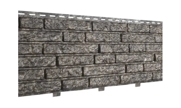 Фасадная панель c двойным замком Stone-House кварцит коричневый NEW