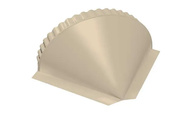 Заглушка конусная Satin RAL 1015 светлая слоновая кость