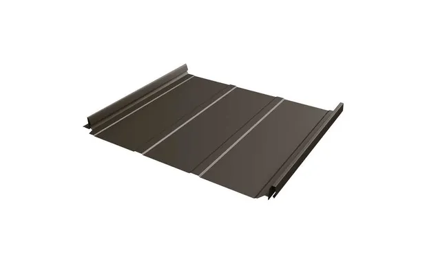 Фальцевая кровля Кликфальц Pro Line Grand Line 0,5 Satin RR 32 Темно-Коричневый