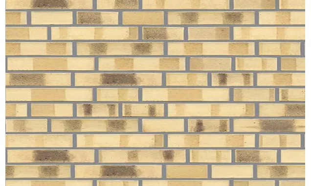 Кирпич клинкерный Muhr 35 KS Creme nuanciert Kohle Spezial гладкий, 290х90х40 мм