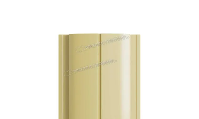 Штакетник Металл Профиль ELLIPSE-T 0,5 NormanMP RAL1014 Слоновая кость