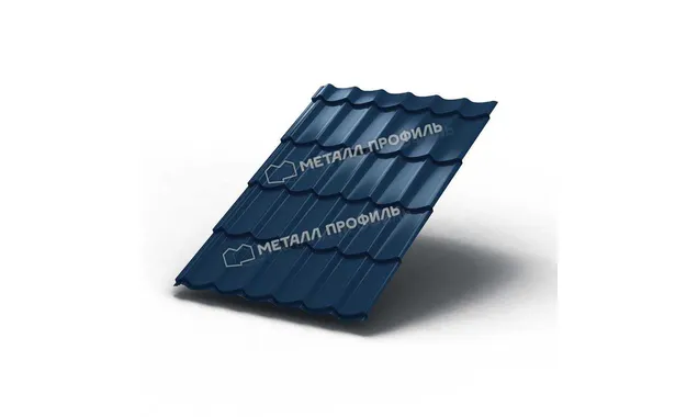 Металлочерепица Металл-Профиль Ламонтерра XL 0,5 PURETAN® RR 35 Синий