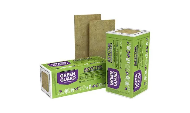 Базальтовая вата GreenGuard Акустик 50х600х1200
