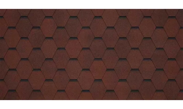 Гибкая черепица Тегола Comfort GARDA Rosso 409