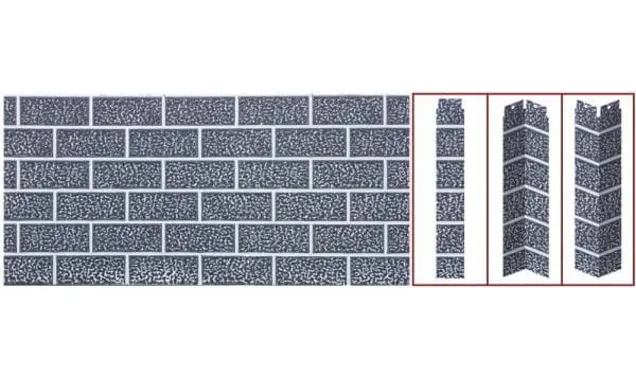 Фасадные панели Стенолит стандарт XL400, 3800х385 мм, Площадь: 1,463 м2