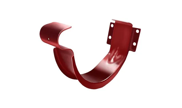 Крюк короткий 125 мм RAL 3011 коричнево-красный