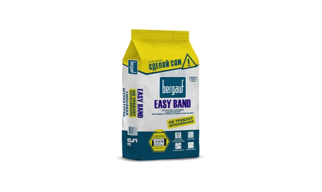 Штукатурка гипсовая универсальная Bergauf EASY BAND, 5 кг