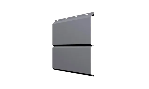 Софит ЭкоБрус без перфорации 0,345 Grand Line 0,5 Satin с пленкой RAL 7004 сигнальный серый