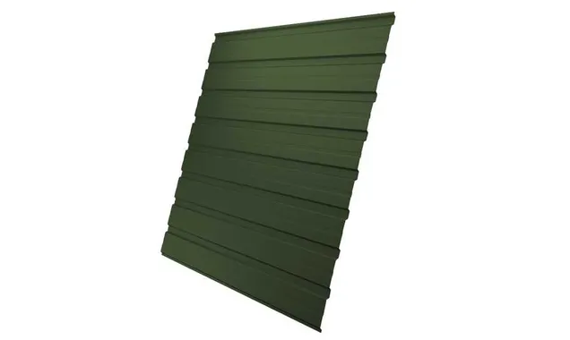 Профлист Grand Line C10В 0.5 GreenCoat Pural BT RR 11 Темно-зеленый